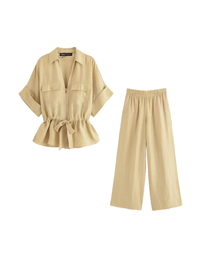 Nouvelle | Vintage High-Waist Pants Set