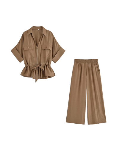 Nouvelle | Vintage High-Waist Pants Set