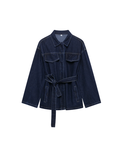 Nouvelle | Denim Jacket & Zipper Jeans Set