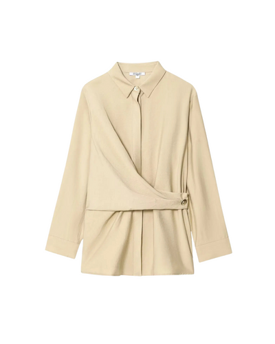 Élevée | Gold Button Wide-Leg Pants Set
