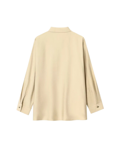 Élevée | Gold Button Wide-Leg Pants Set
