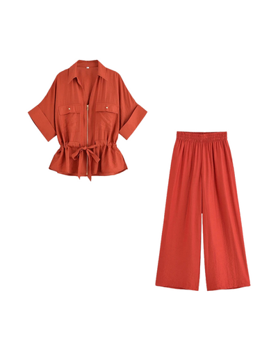 Nouvelle | Vintage High-Waist Pants Set
