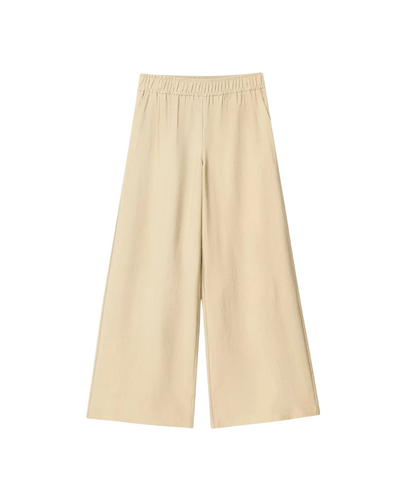 Élevée | Gold Button Wide-Leg Pants Set