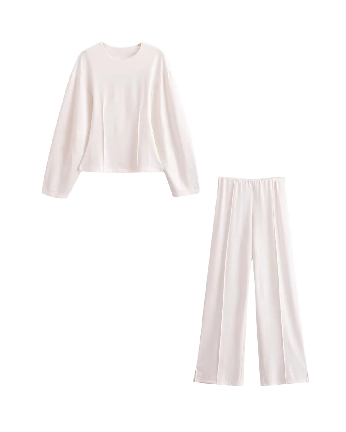 Élevée | Elegant Wide-Leg Pants Set