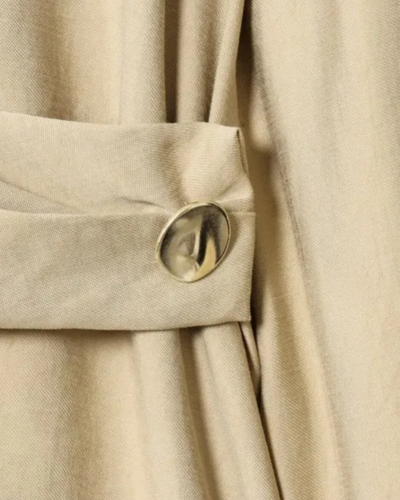 Élevée | Gold Button Wide-Leg Pants Set