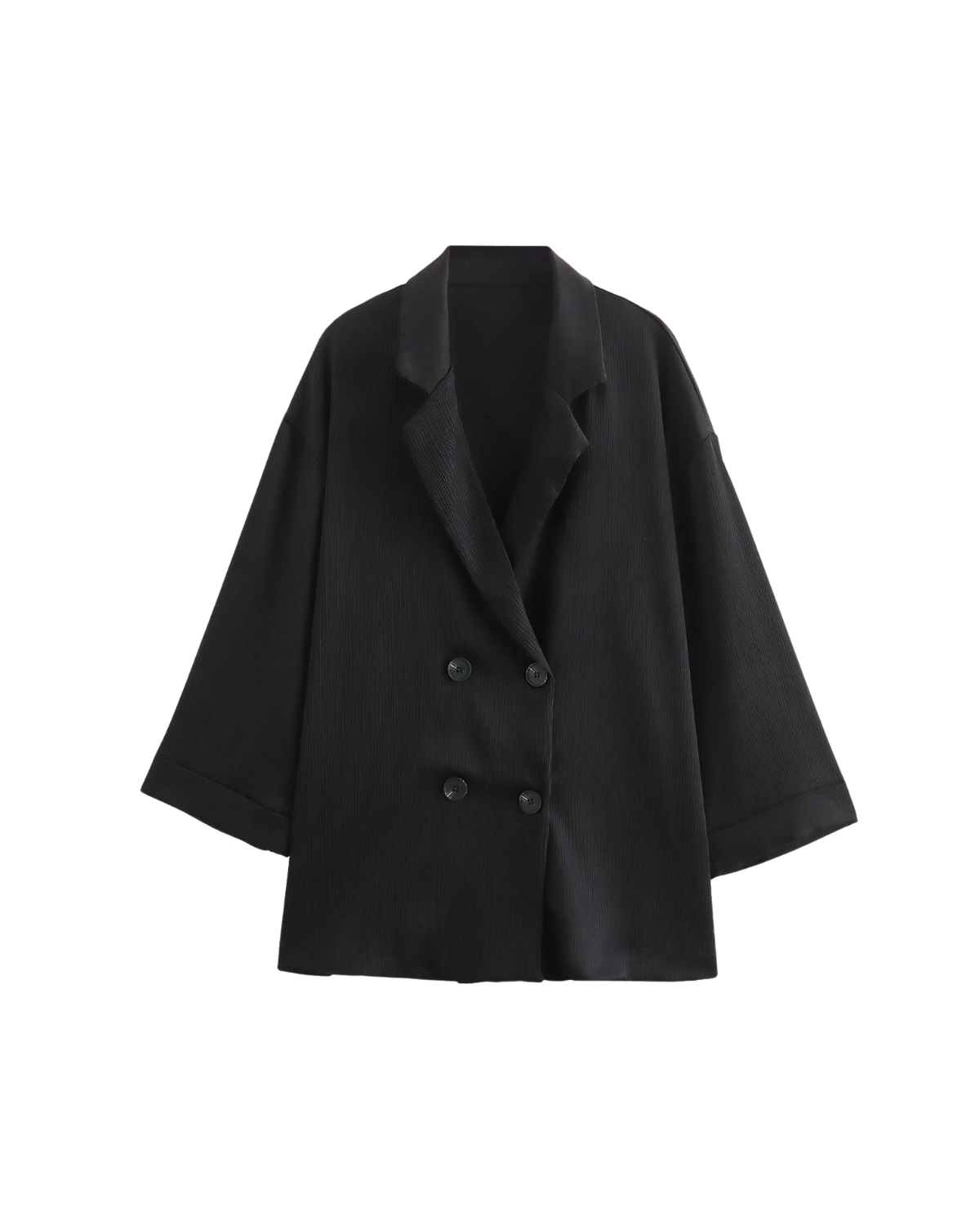 Élevée | Wrinkled Suit Jacket & Pants Set